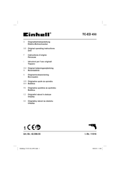 EINHELL 42.598.55 Original Operating Instructions