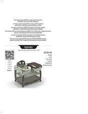 Ingenuity washable playard deluxe with dream centre top