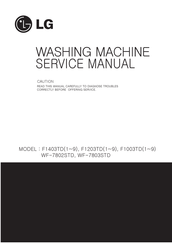 LG WF-7803STD Service Manual