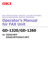 Oki GD-1260 Operator's Manual