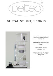 Deltec SC 2561 Operating Instructions Manual