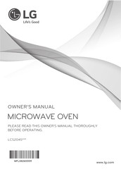 LG LCS2045WBK Owner's Manual