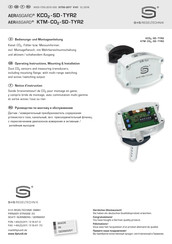 S+S Regeltechnik AERASGARD KTM-CO2-SD-TYR2 Operating Instructions, Mounting & Installation