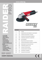 Raider RDP-AG67 User Manual