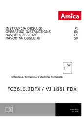Amica FC3616.3DFX Operating Instructions Manual