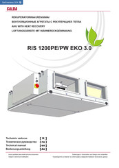 Salda RIS 1200PE EKO 3.0 Technical Manual