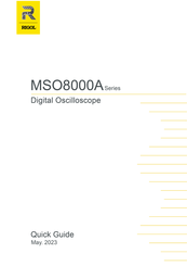 Rigol MSO8000A Series Quick Manual