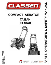 Schiller CLASSEN TA18AK Operators Safety Manual