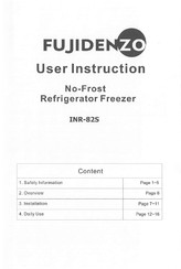 FUJIDENZO INR-82S User Instruction