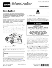 Toro Recycler 20353 Operator's Manual
