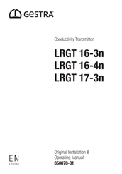 GESTRA LRGT 17-3n Operating Manual