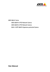 Axis Q6075-E User Manual