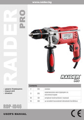 Raider Pro RDP-ID46 User Manual