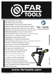 Far Tools TBS 1300B Original Manual Translation