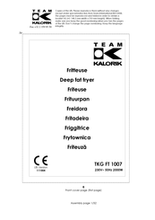 Team Kalorik TKG FT 1007 Manual