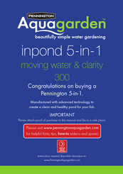 Pennington Aquagarden inpond 5-in-1 Manual