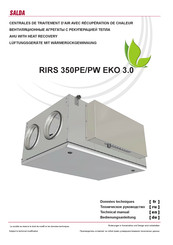 Salda RIRS 350PW EKO 3.0 Technical Manual