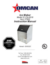 Omcan 37865 Instruction Manual