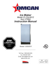 Omcan IC-CN-0012 Instruction Manual