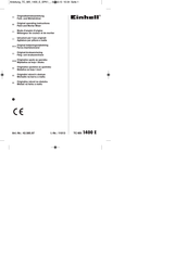 EINHELL TC-MX 1400 E Operating Instructions Manual