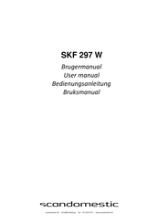 Scandomestic SKF 297 W User Manual