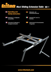 Triton ETA 300 Operating And Safety Instructions Manual