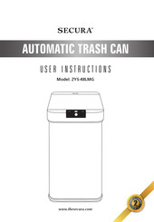 Secura AUTOMATIC TRASH CAN User Instructions