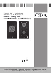 CDA HG3601FR Manual For Installation, Use And Maintenance