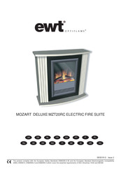 EWT Optiflame MOZART DELUXE MZT20RC Instructions Manual