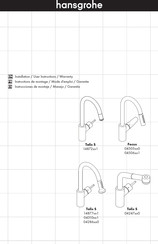 Hans Grohe Focus 04505800 Installation/User Instructions/Warranty