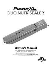PowerXL Duo NutriSealer HR0013SS Owner's Manual