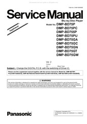 Panasonic DMP-BD75PC Service Manual