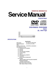 Panasonic DVD-F65GN Service Manual