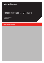 Metso Outotec Nordtrack CT100R Original Instructions Manual