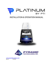 PTI Platinum PT1 Series Installation & Operation Manual