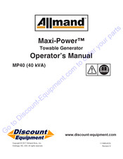 Allmand Maxi-Power MP40 Operator's Manual