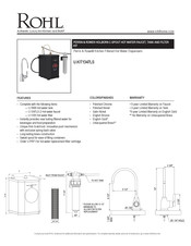 Rohl PERRIN & ROWE U.KIT1347LS Installation Instructions Manual