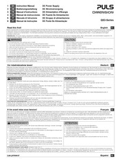 Puls QS3.241 Instruction Manual