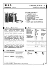 Puls UZO24.121 Manual