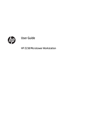 HP Z238 User Manual