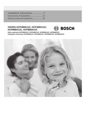 Bosch HCP80641UC Installation Instructions Manual