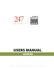 247Security mDVR303 User Manual