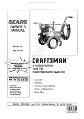 Sears CRAFTSMAN 580.747100 Owner's Manual