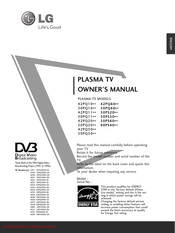 LG 42 2P PQ Q1 10 Owner's Manual