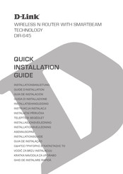 D-Link Amplifi DIR-645 Quick Installation Manual