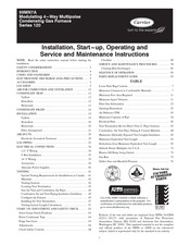 Carrier 120 Series Operating Instructions Manual