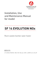 Flexiheat SF 14 EVOLUTION NOx Instructions For Installation, Use And Maintenance Manual