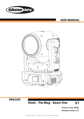 SHOWTEC Shark - The Meg - Beam One User Manual