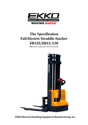 EKKO EB12E Series Manual
