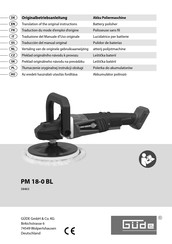 GÜDE PM 18-0 BL Translation Of The Original Instructions